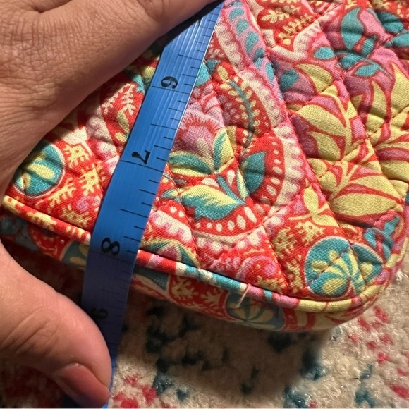 Vera Bradley Mini Hipster Purse Paisley in Paradise Grandmacore Flowercore - Picture 9 of 9
